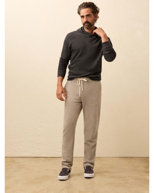 Faherty Brand Natural Inlet Jogger Pants for men