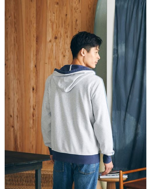 Faherty Brand Gray Steven Paul Judd Good Medicine Surf Hoodie for men