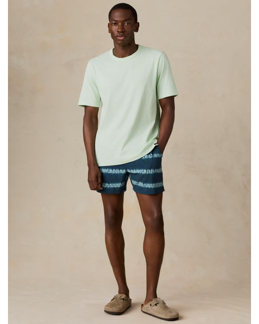 Faherty Brand Green Sunwashed Regenerative T-Shirt for men