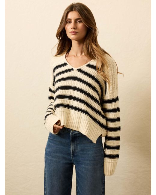 Faherty Brand Natural Heirloom Cotton Sweater Polo