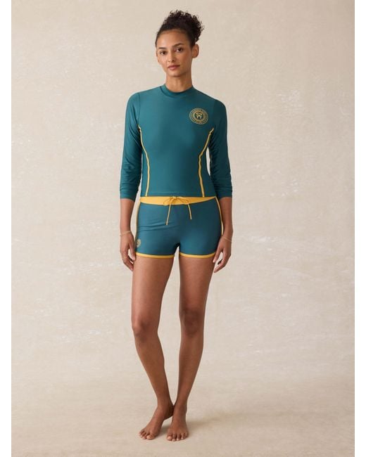 Faherty Brand Blue Surf Ghana Swim Short