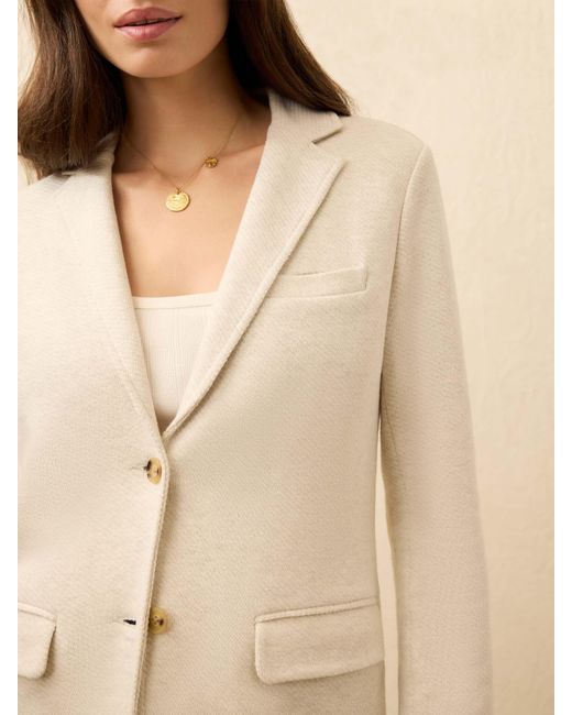 Faherty Brand Blue Inlet Knit Blazer