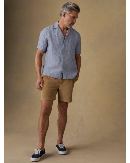 Faherty Brand Natural Essential Corduroy Short for men