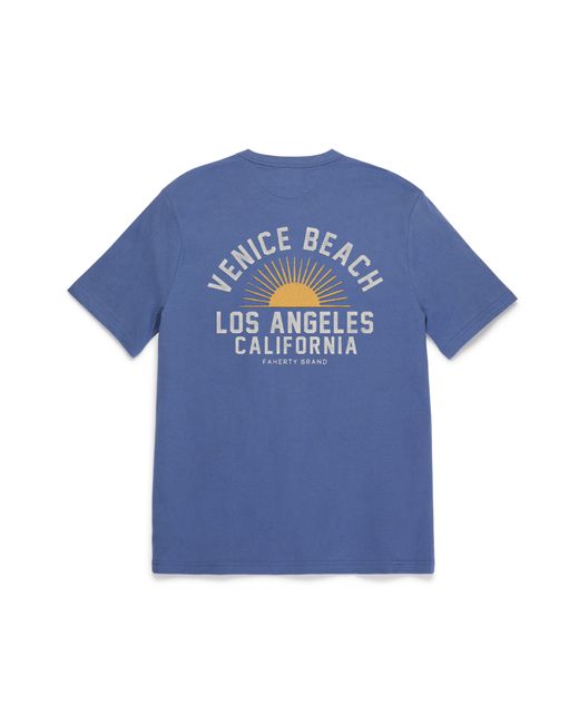 Faherty Venice Beach Tshirt in Blue Lyst UK