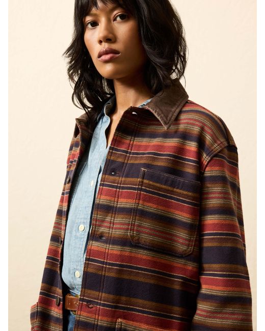 Faherty Brand Multicolor High Ridge Twill Studio Jacket