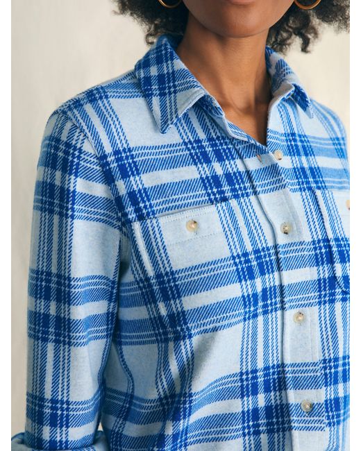 Faherty Brand Blue Legendtm Sweater Shirt