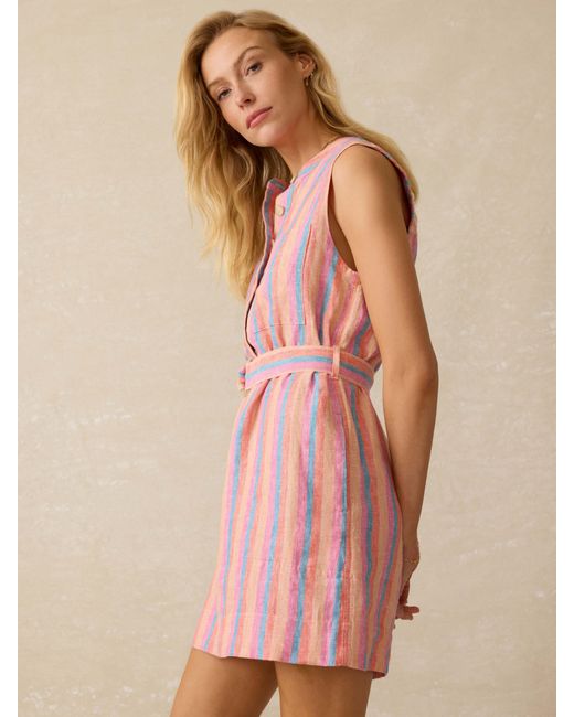 Faherty Brand Pink Avalon Dress
