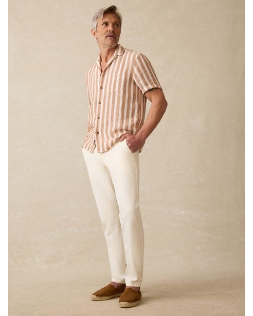Faherty Brand Natural Coastline Chino Pants for men