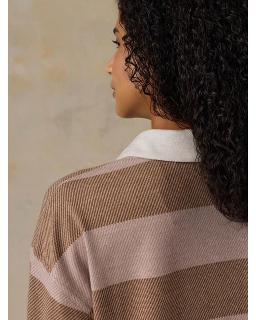 Faherty Brand Brown Legend&Trade; Sweater Rugby Popover