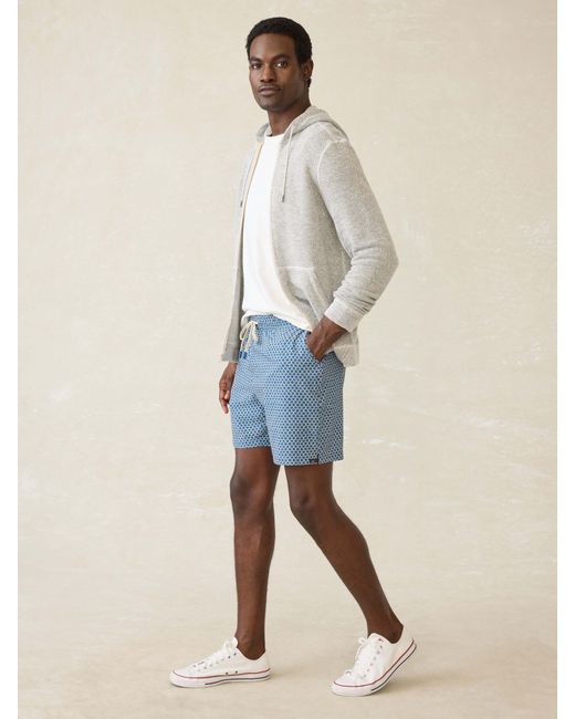 Faherty Brand Multicolor Shorelite Trunk (7" Inseam) for men