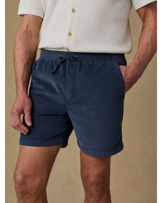 Faherty Brand Natural Essential Corduroy Short for men