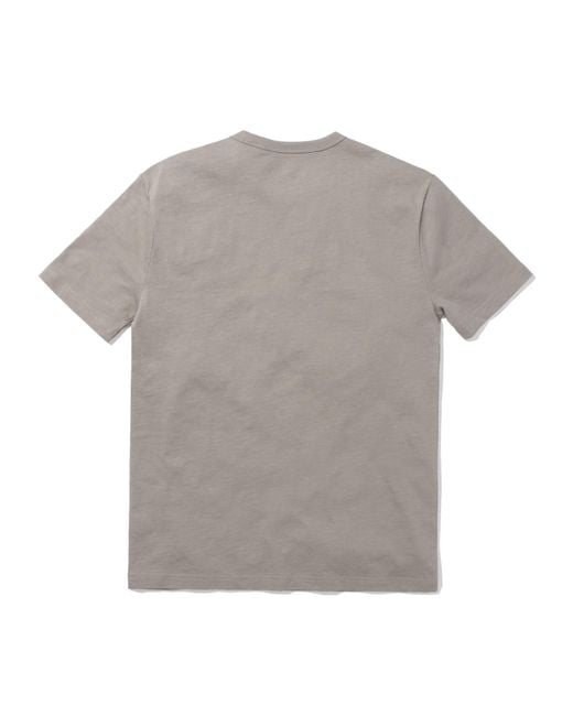 Faherty Brand Gray Austin Short-sleeve Crew T-shirt for men