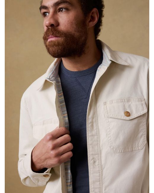 Faherty Brand Natural Lakeside Cpo for men