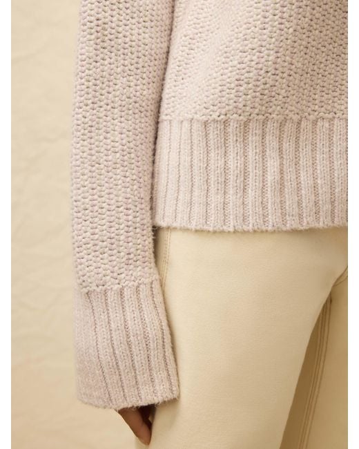 Faherty Brand Natural Heirloom Cotton Relaxed Crew Sweater