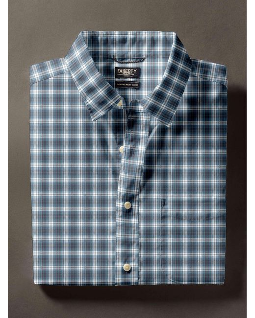 Faherty Brand Blue The Movement&Trade; Shirt for men