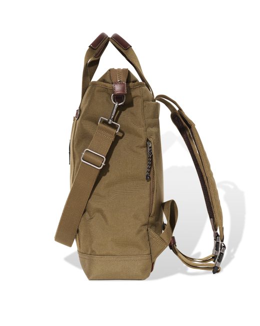 Faherty Brand Brown Latitude Convertible Tote Backpack