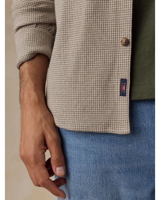 Faherty Brand Brown Legend&Trade; Sweater Shirt for men