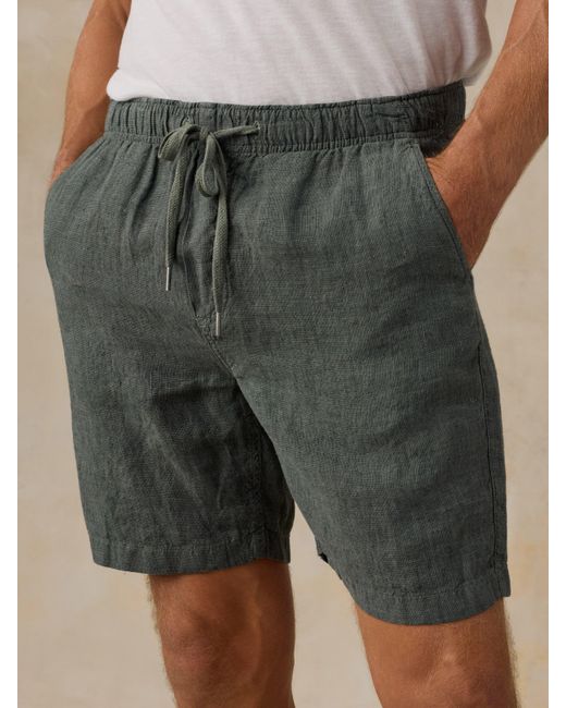 Faherty Brand Multicolor Essential Linen Short (6.5" for men