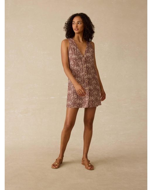 Faherty Brand Natural Alston Dress