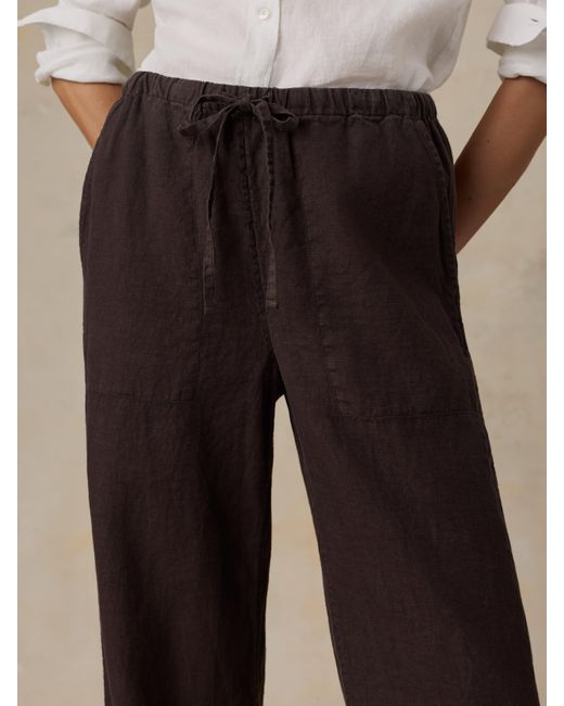 Faherty Brand Natural Laidback Linen Pants