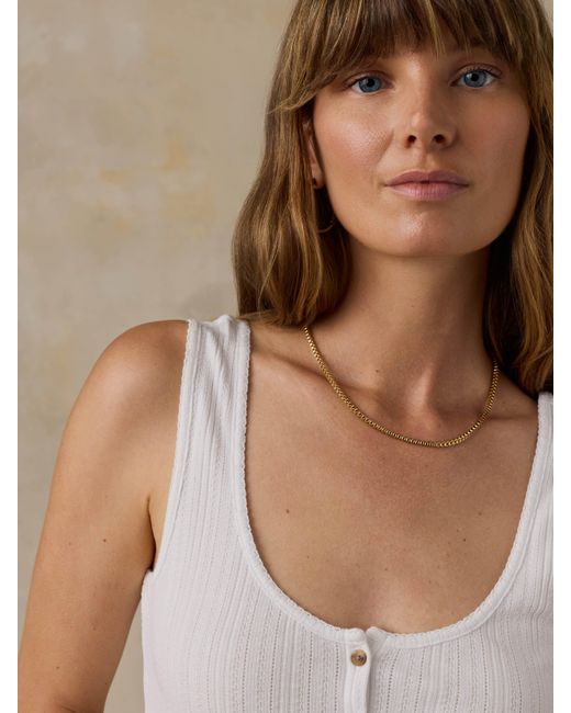 Faherty Brand Natural Paradise Pointelle Cami Cardigan