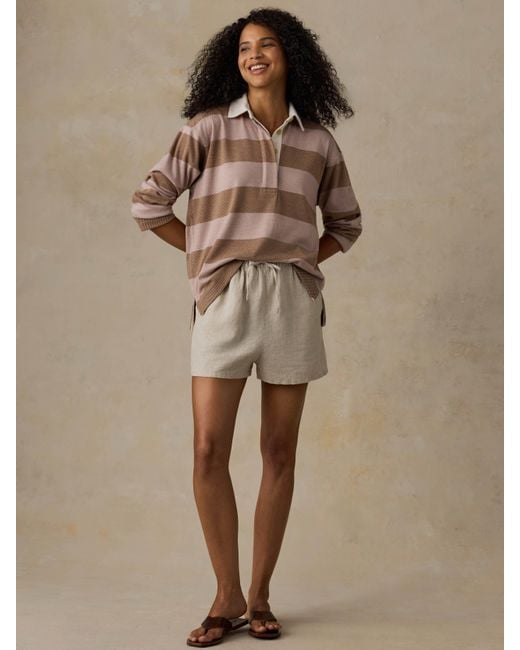 Faherty Brand Brown Legend&Trade; Sweater Rugby Popover