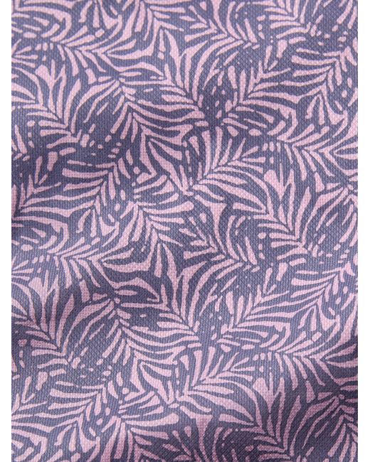 Faherty Brand Purple Short-Sleeve Movement&Trade; Monterey Shirt for men