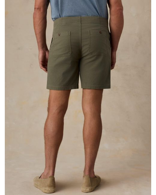 Faherty Brand Natural Dune Utility Short for men