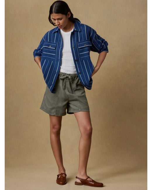 Faherty Brand Green Topanga Drape Short