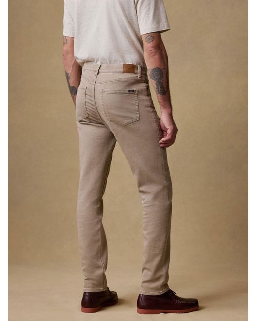 Faherty Brand Natural Stretch Terry 5-Pocket Pants for men