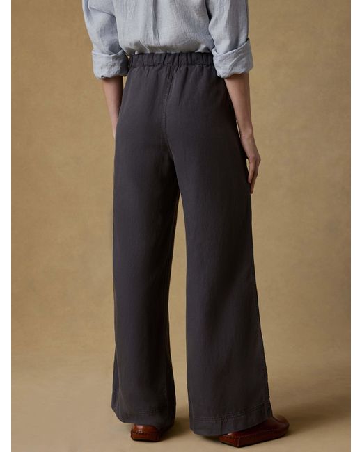Faherty Brand White Topanga Drape Pants