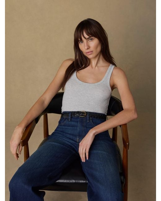 Faherty Brand Natural Featherweight Freestyle Tank