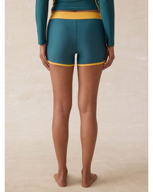 Faherty Brand Blue Surf Ghana Swim Short