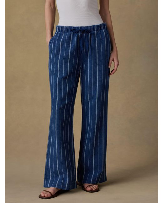 Faherty Brand Blue Laidback Island Tide Pants