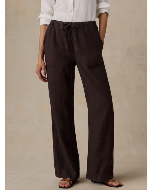 Faherty Brand Natural Laidback Linen Pants