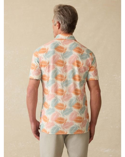Faherty Brand Natural Short-Sleeve Movement&Trade; Pique Polo Shirt for men