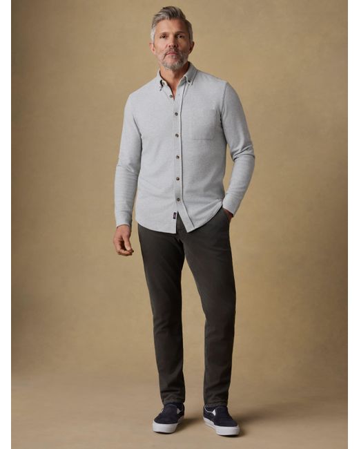 Faherty Brand Gray Legend&Trade; Sweater Shirt (Single Pocket) for men