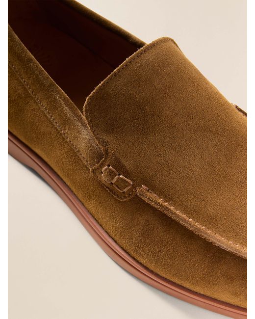 Faherty Brand Brown Reserve Venetian Loafer for men