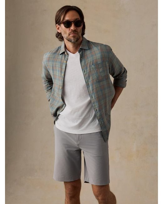 Faherty Brand White All Day&Trade; Short (9" for men