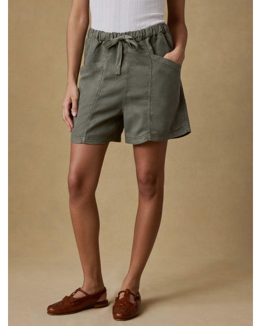 Faherty Brand Green Topanga Drape Short