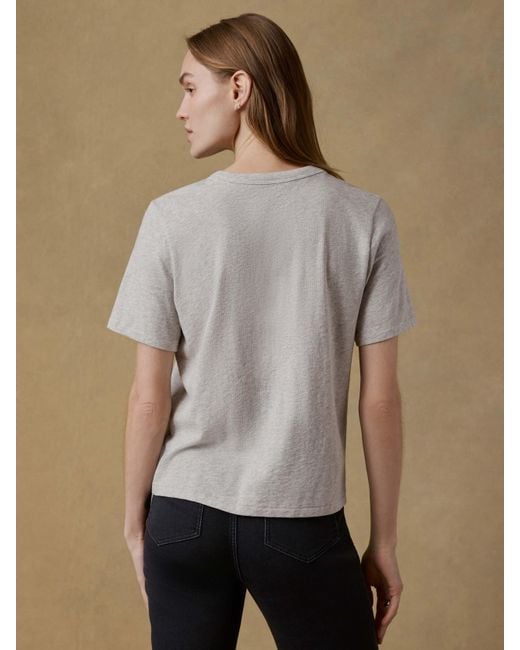 Faherty Brand Natural Sunwashed Regenerative T-Shirt