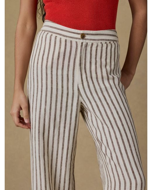 Faherty Brand Natural Sun Strider Linen Pants