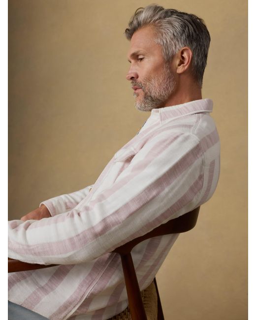 Faherty Brand Natural Belmar Workshirt for men