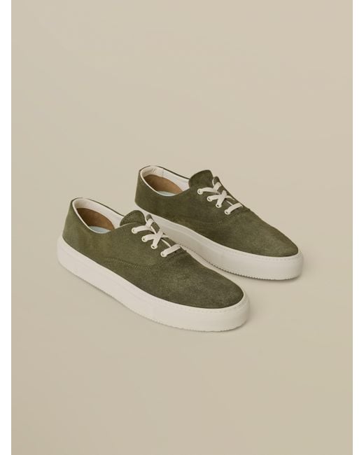 Faherty Brand Natural X Opie Way Deck Sneaker for men