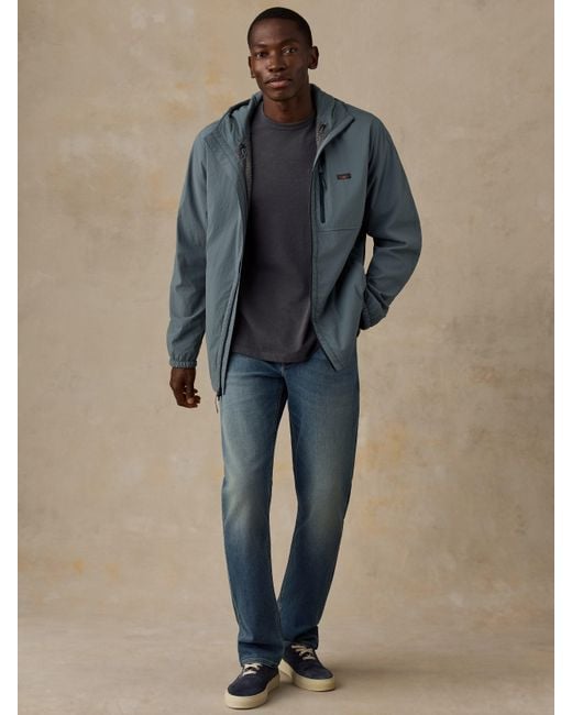 Faherty Brand Gray Shorelite Zephyr Jacket for men