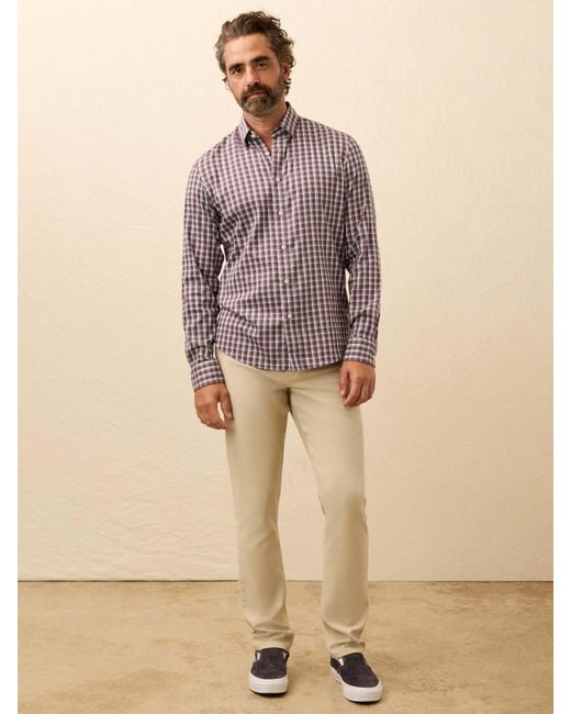 Faherty Brand Brown The Movement&Trade; Shirt for men