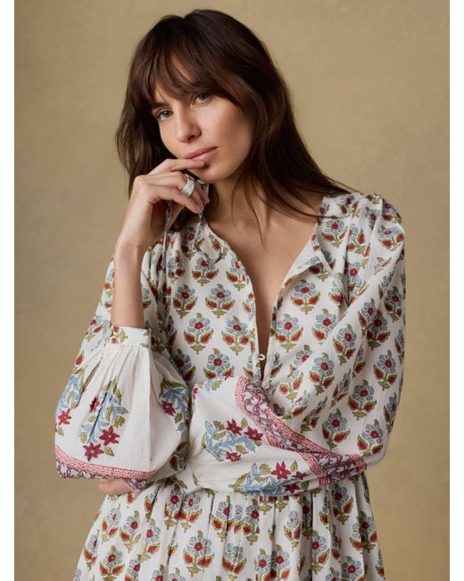 Faherty Brand Gray Suki Dress