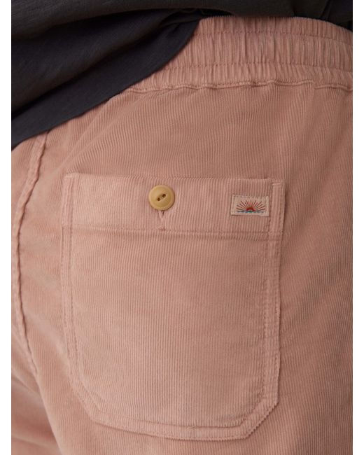 Faherty Brand Natural Corduroy Drawstring Utility Short for men