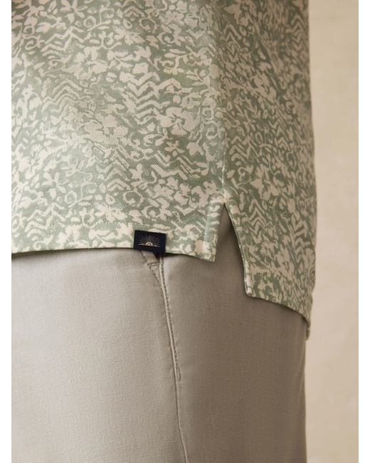 Faherty Brand Natural Short-Sleeve Movement&Trade; Pique Polo Shirt for men