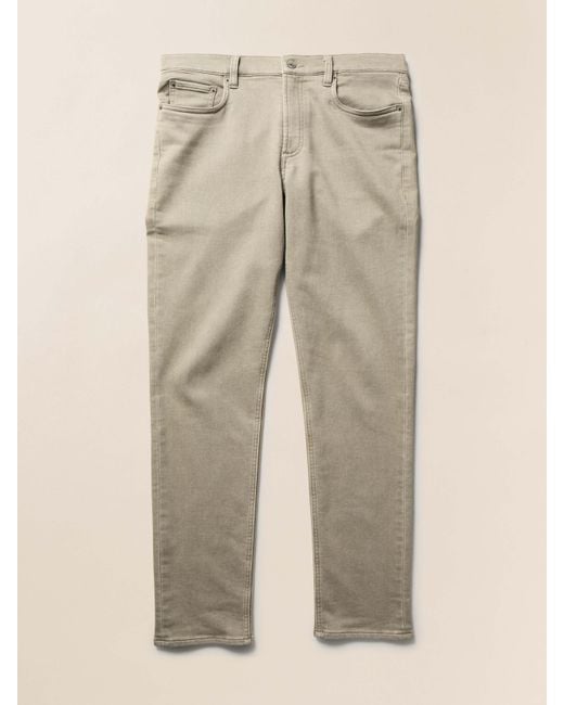 Faherty Brand Blue Stretch Terry 5-Pocket Pants for men